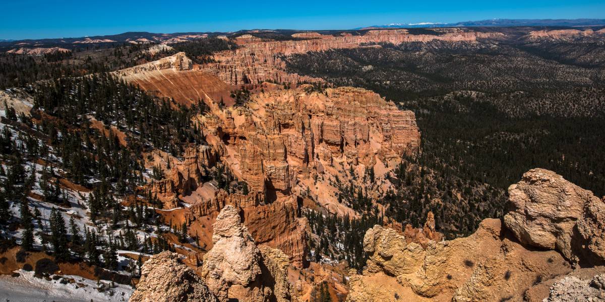 Rainbow Point overlook at Bryce Canyon National Park