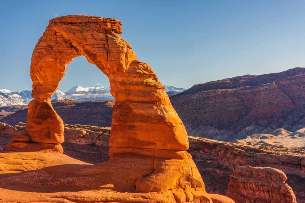 Moab outdoor adventures include exploring Arches National Park