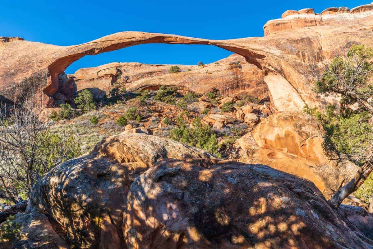 Walk around to see the different perspectives to photograph Landscape Arch.
