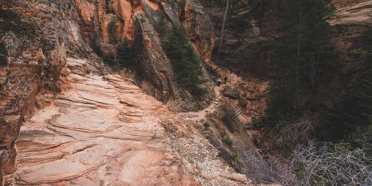 Hidden Canyon Trail at Zion National Park, Utah