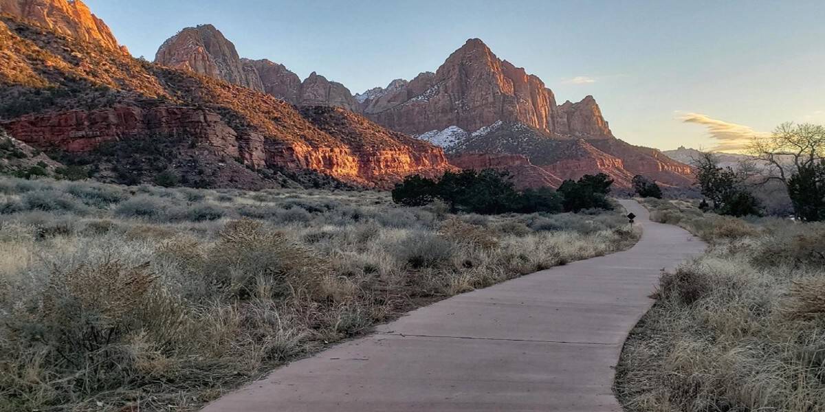Pa'rus Hiking Trail at Zion National Park