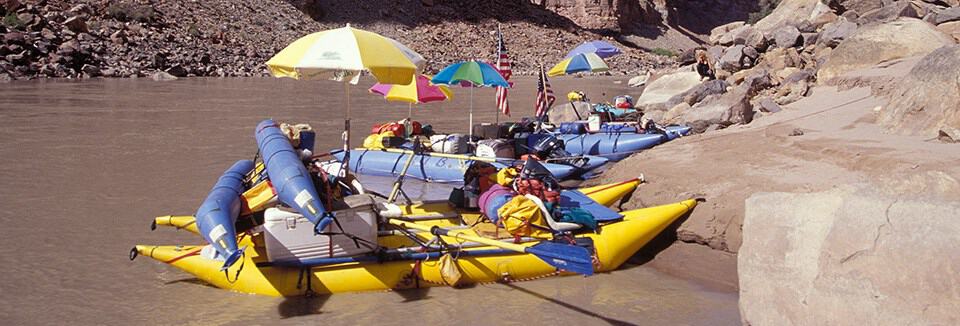 River rafts at Canyonlands National Park, credit NPS.