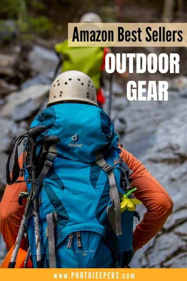 Amazon best seller lists take the hassle out of searching for the best outdoor gear. All the best hiking shoes, backpacks, outdoor navigation tools, water bottles and more are in one spot to quickly research and review. Genius! #hiking #outdoors #amazon #hikinggear #outdoorgear #photojeepers