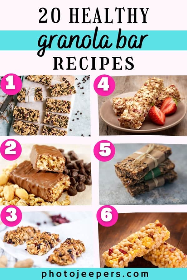 20 healthy granola bar recipes