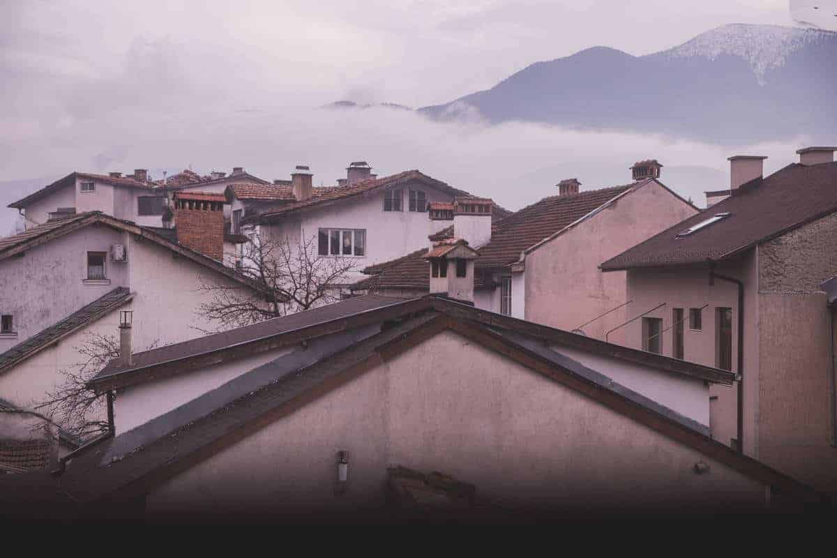 A rooftop scene in Bulgaria is a memory captured forever.