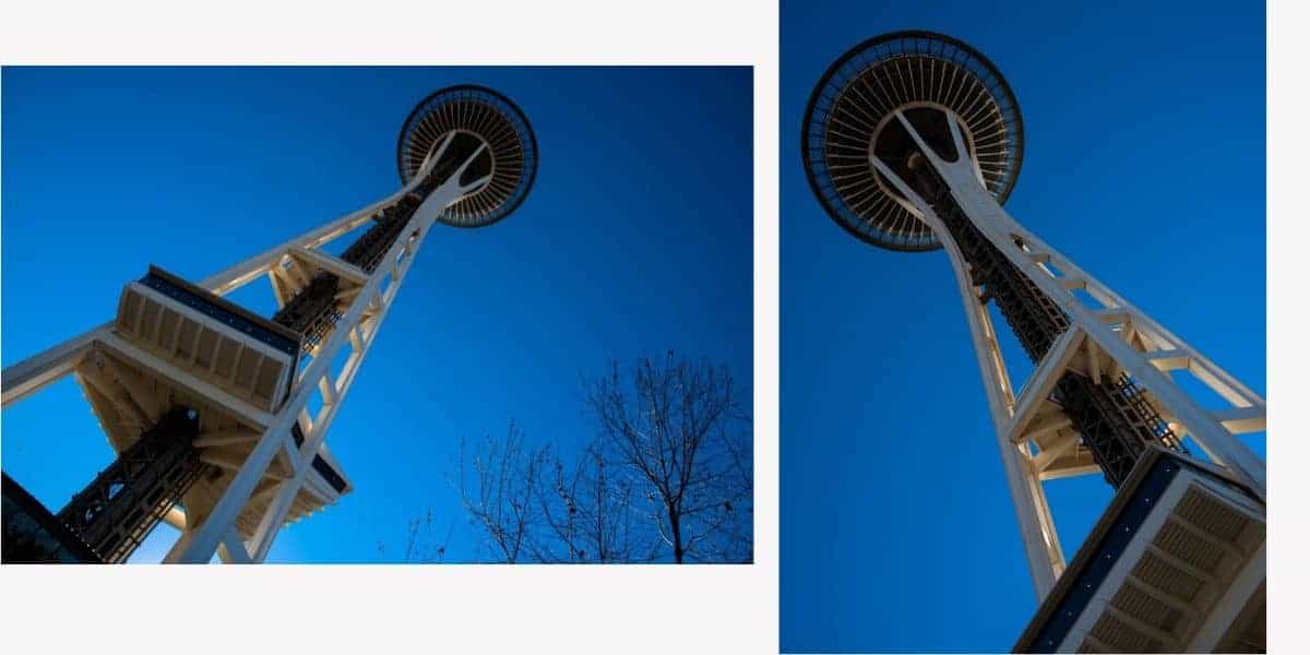 You can change perspective by changing image orientation from horizontal to vertical.