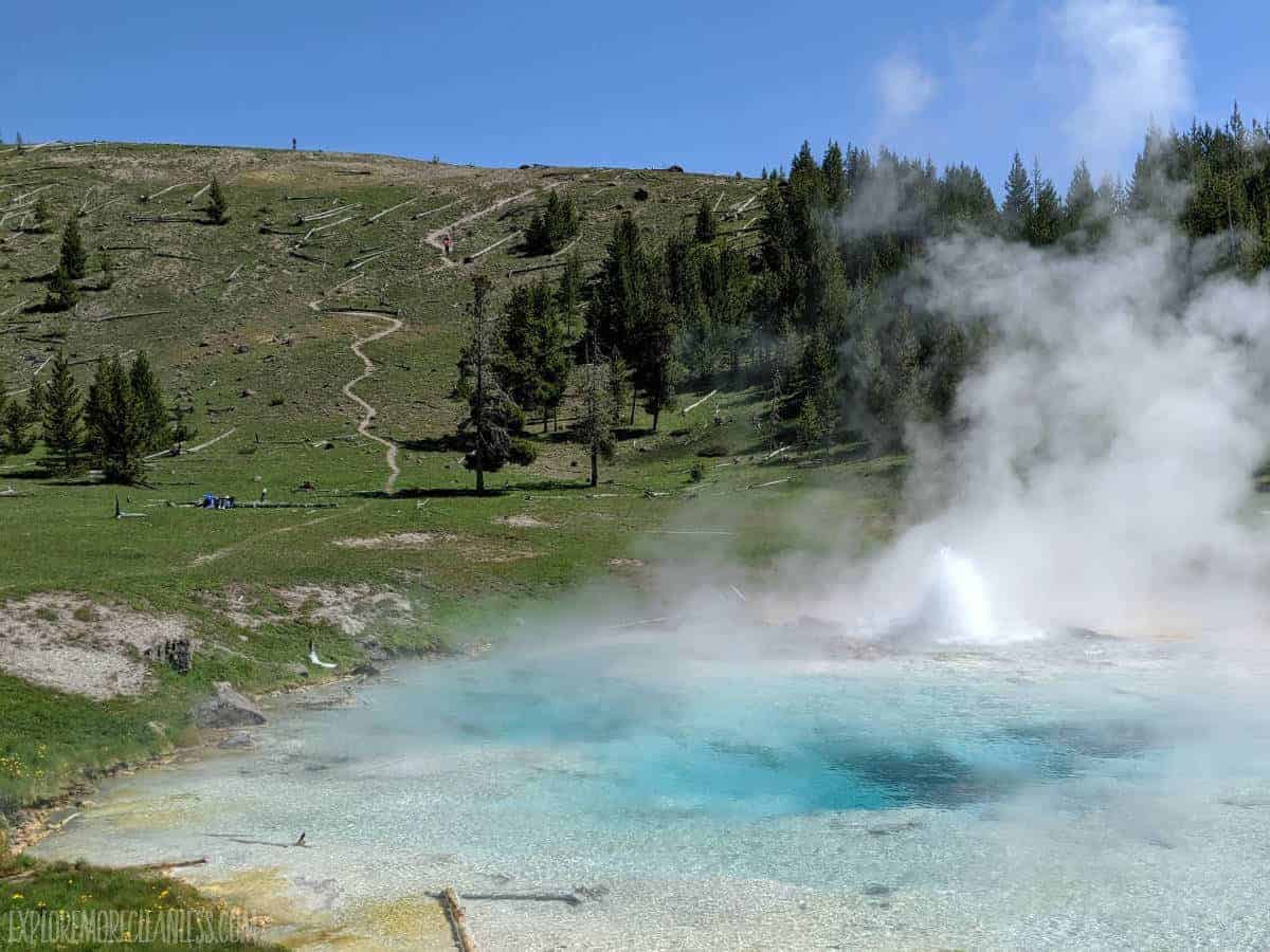 Summer hiking in Yellowstone lets you explore geysers, waterfalls and more!