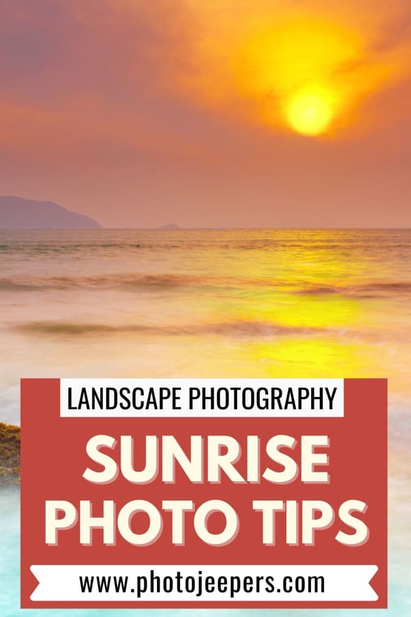 landscape photography sunrise photo tips pin