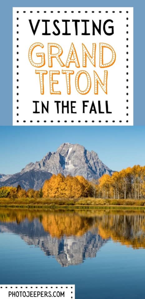 grand teton in the fall