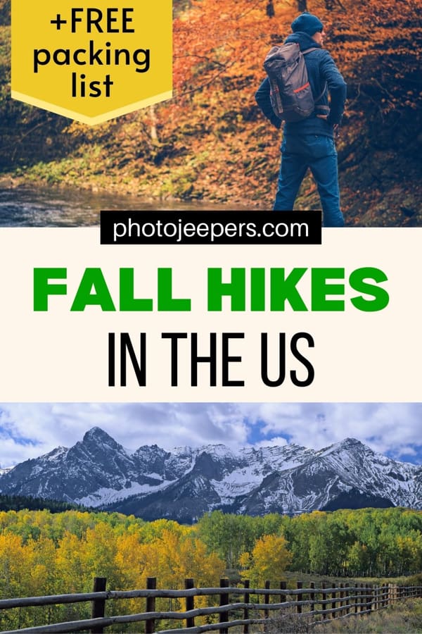 fall hikes in the us