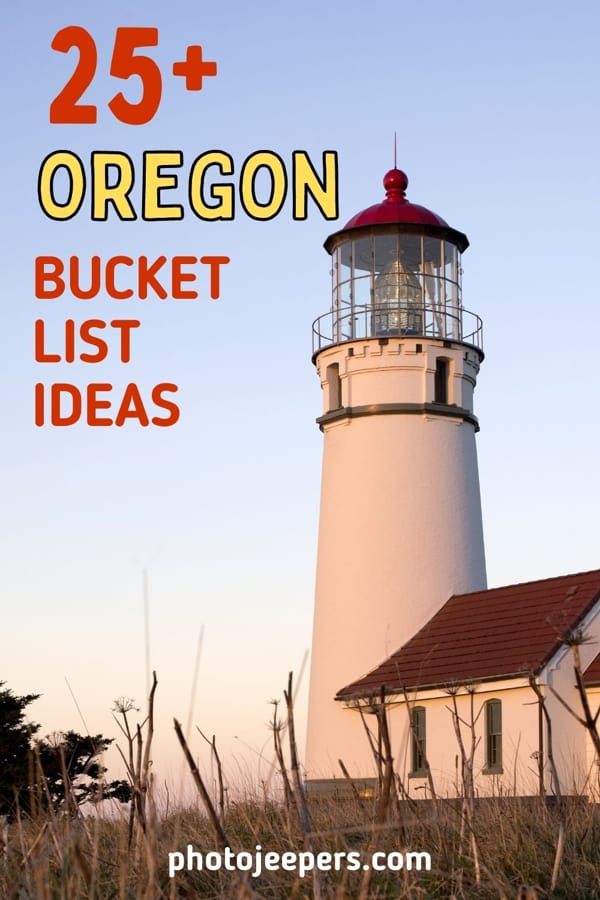 25 oregon bucket list ideas