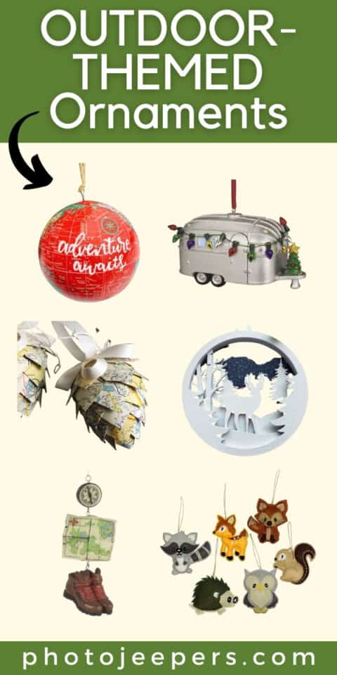 outdoor themed christmas ornaments