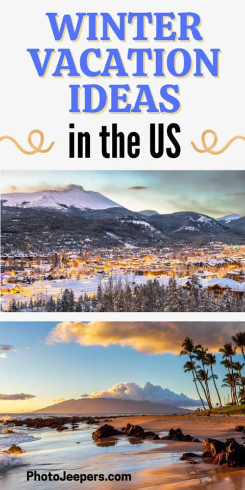 winter vacation ideas in the US