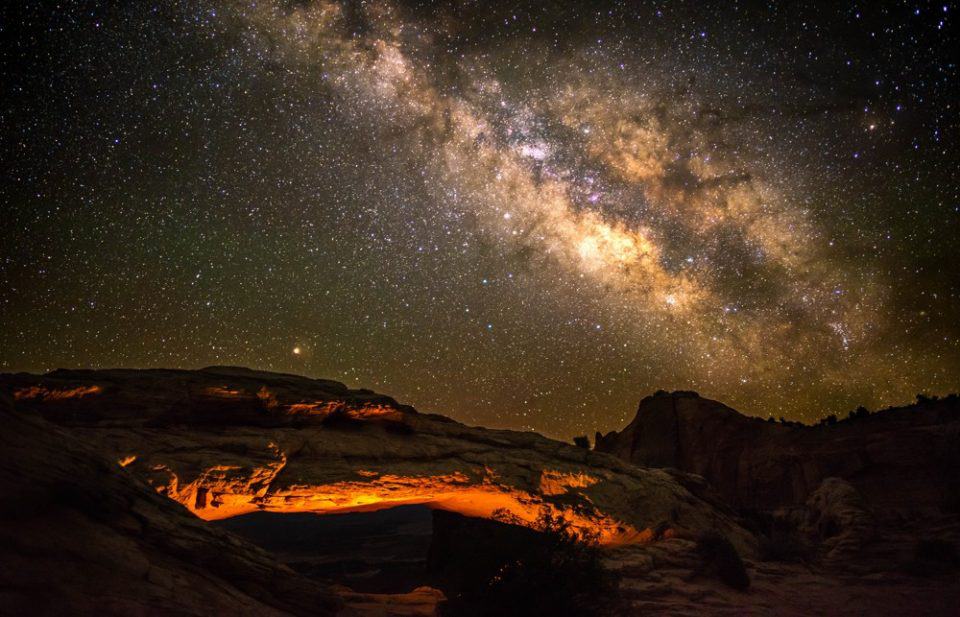 Milky Way over Mesa Arch