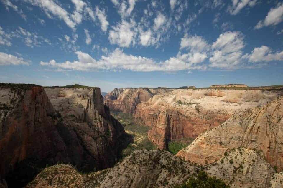 view of Zion National Park