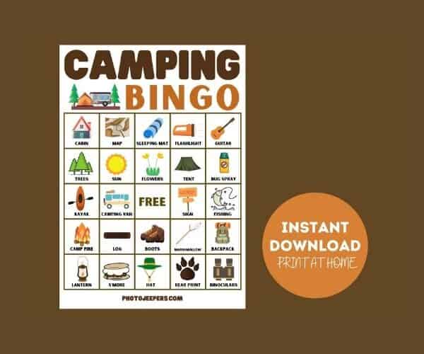 camping bingo store image