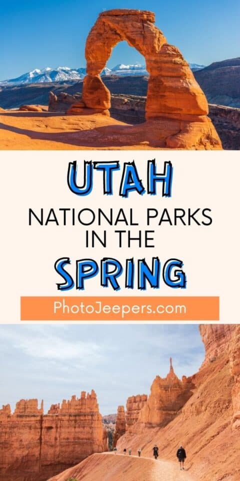 utah national parks in the spring