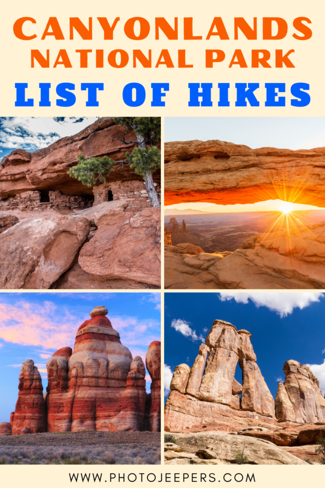 Canyonlands National Park List of Hikes