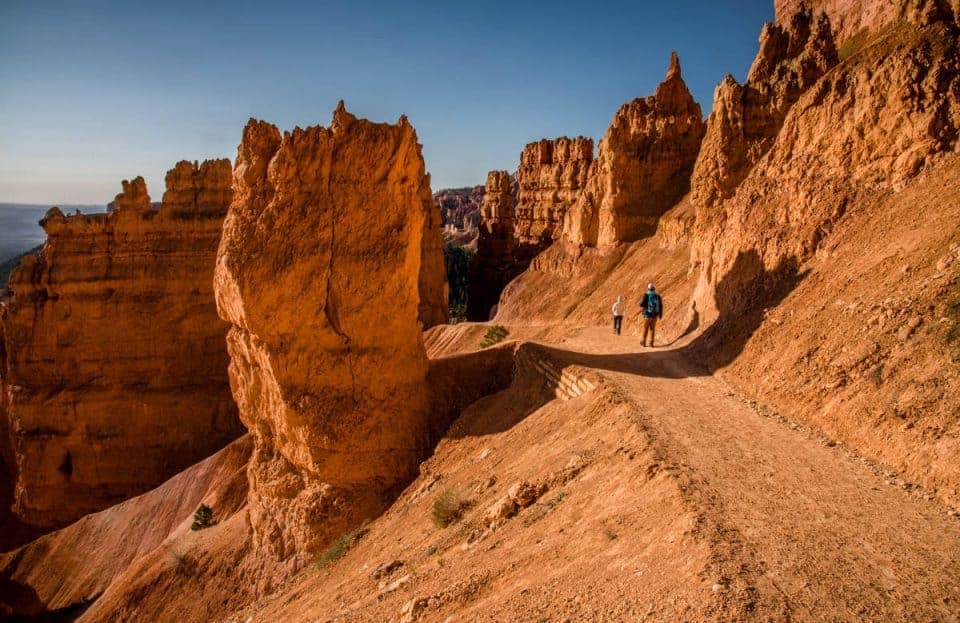 Hikers on a Bryce Canyon trail