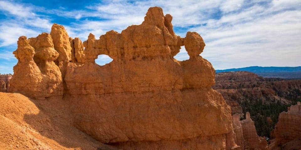 window formation at Bryce Canyon