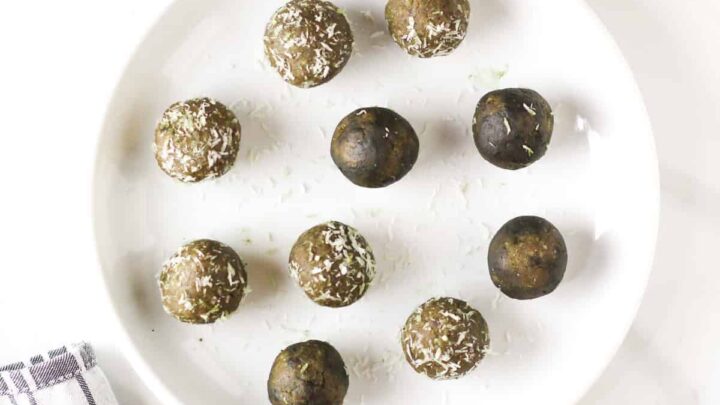 Image for Coconut Matcha Protein Balls – my plantiful cooking