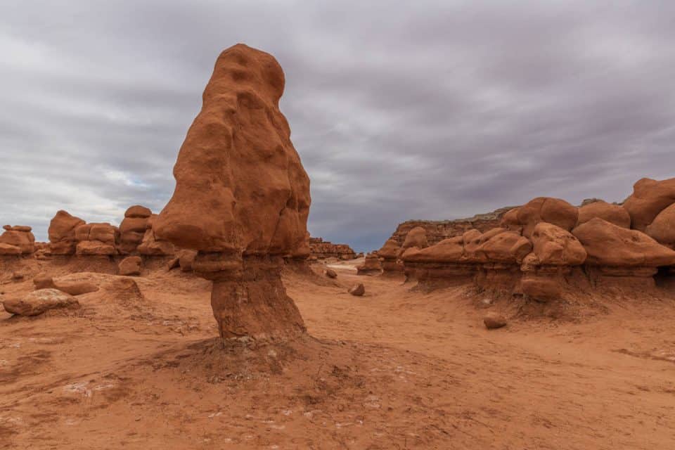 Goblin Valley unique rocks shaped by weather