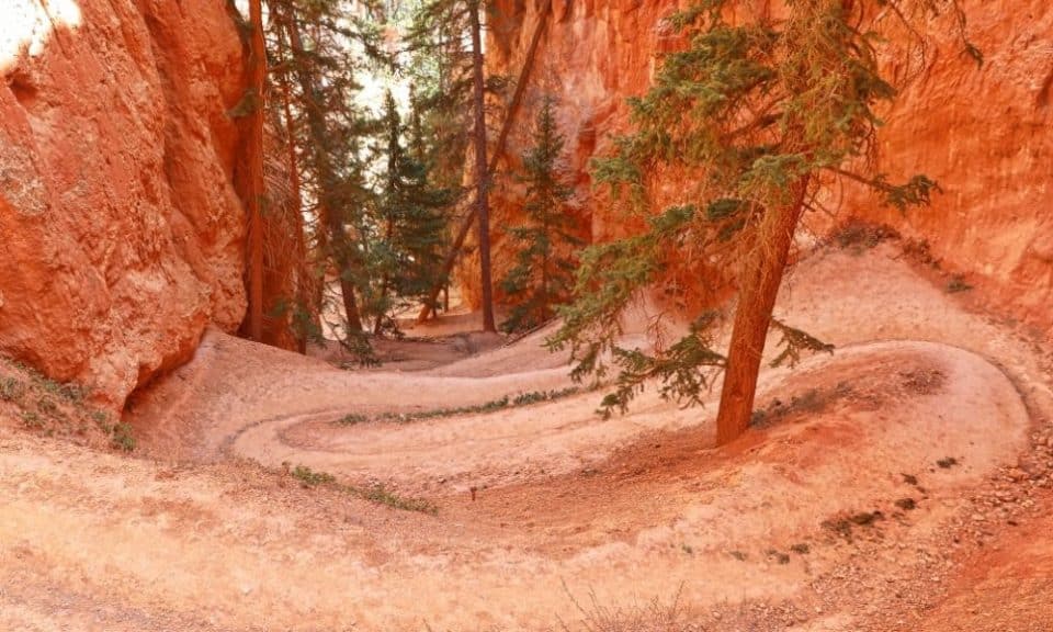 switchback trail at Bryce Canyon