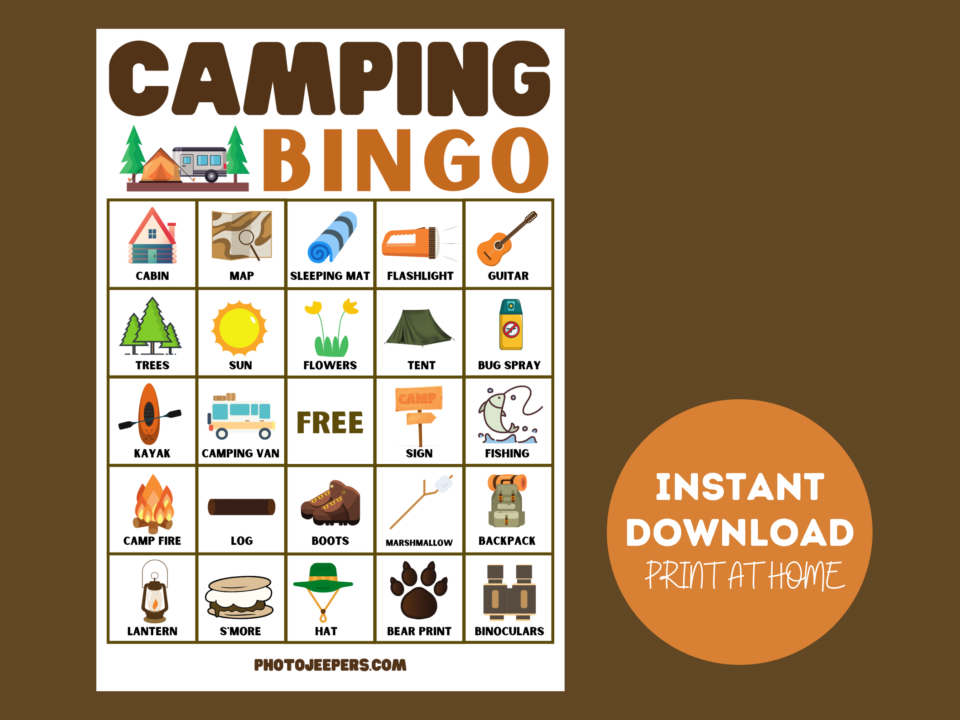 Camping Bingo free download