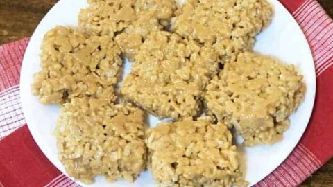 cookie butter crispy treats portable snack recipe