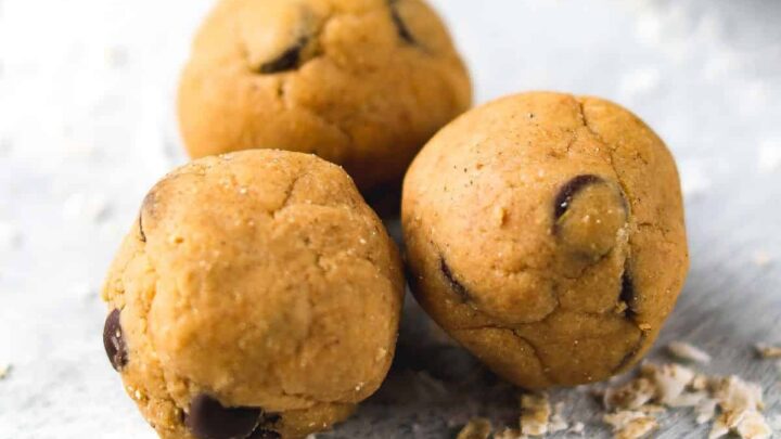 healthy cookie dough bites portable snack recipe