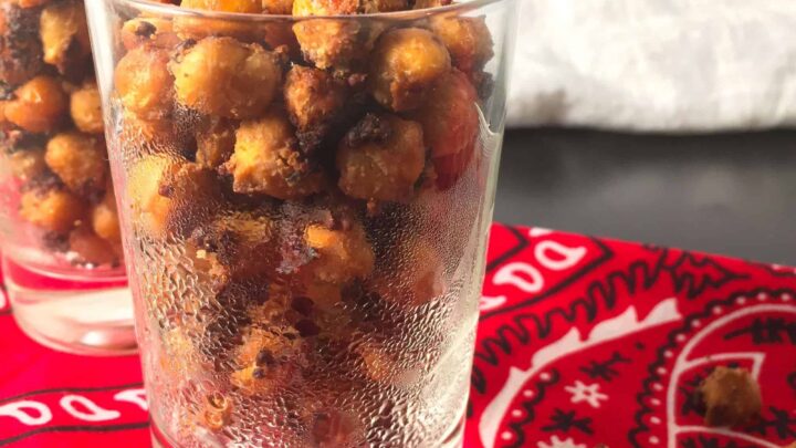 roasted chickpeas portable snack recipe