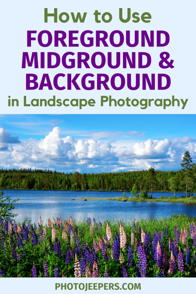 How to use foreground midground and background