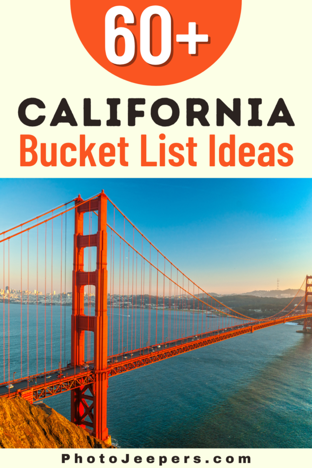 California bucket list
