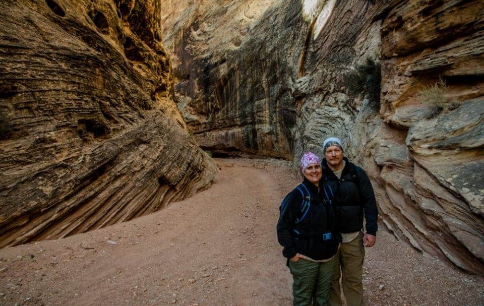 hiking in Capitol Reef