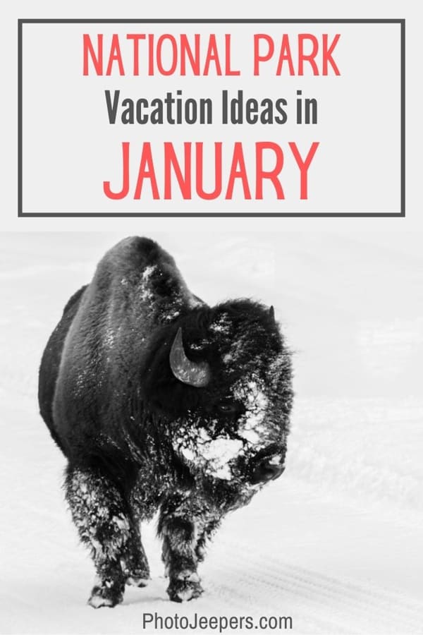 national park vacation ideas in january