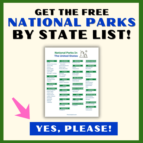 get the free national parks by state list