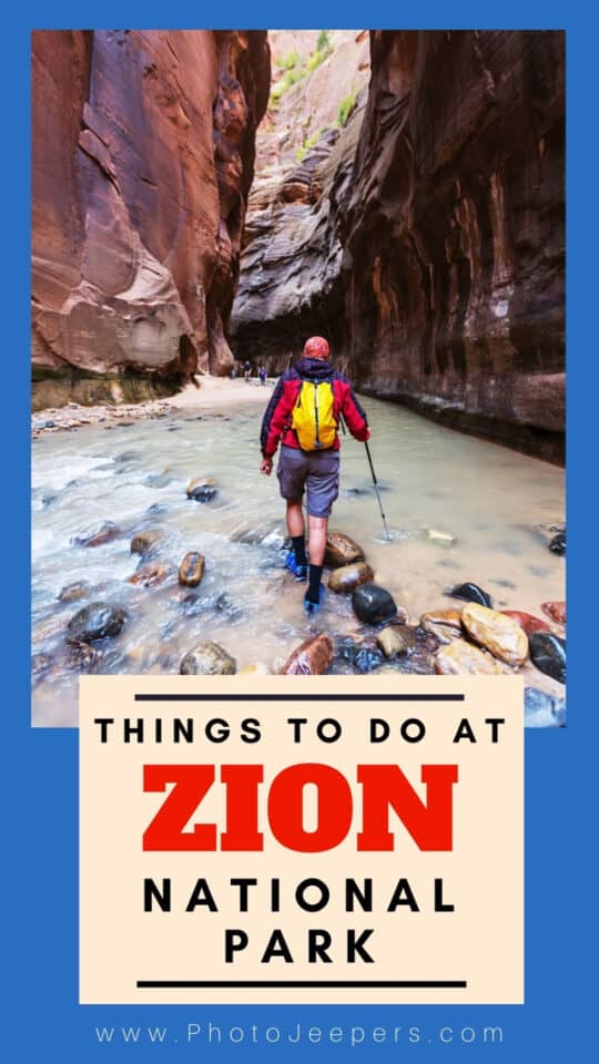 things to do at zion national park