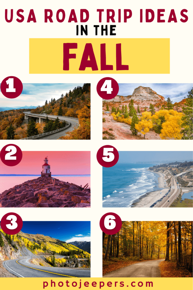 usa road trip ideas in the fall