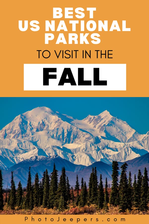 best us national parks to visiti in the fall