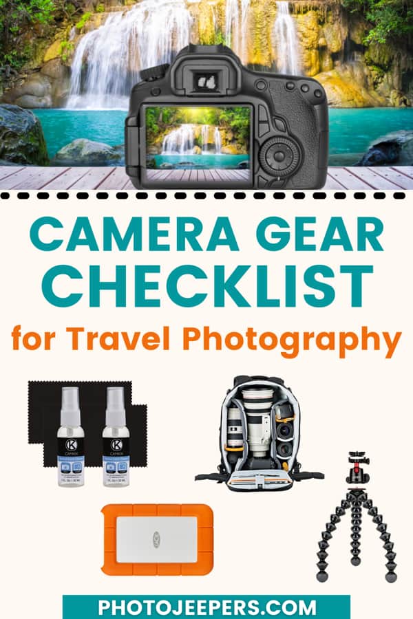 camera gear checklist for travel photography