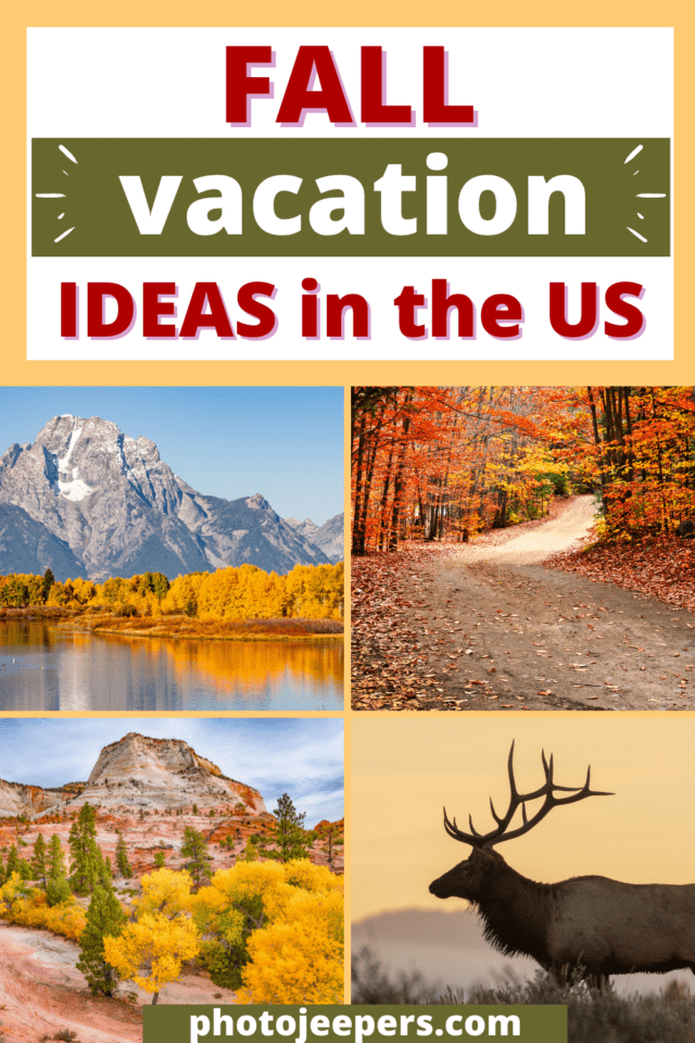 fall vacation ideas in the US