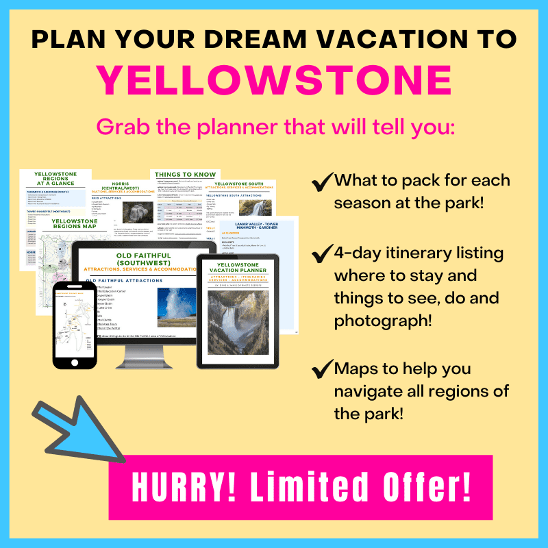 plan your dream vacation to yellowstone