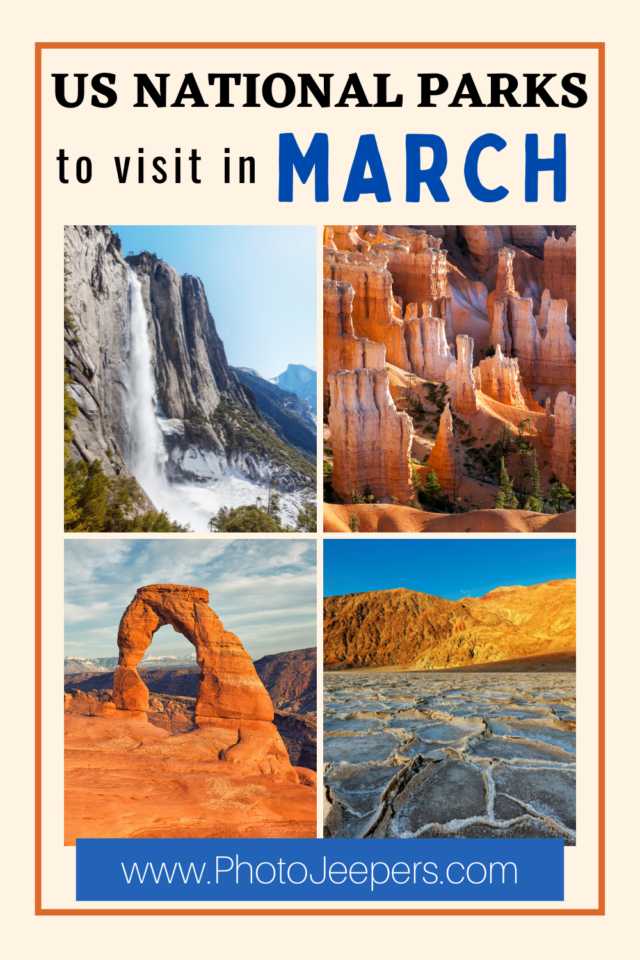 US National Parks to visit in March