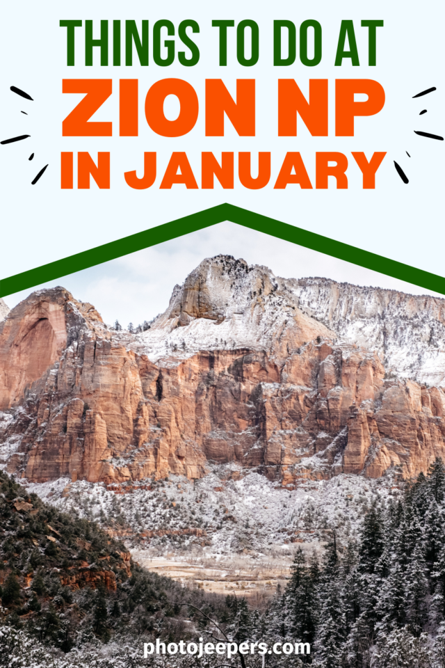 things to do at Zion National Park in January