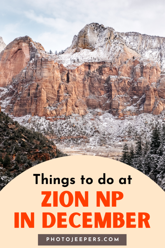 things to do in Zion NP in December