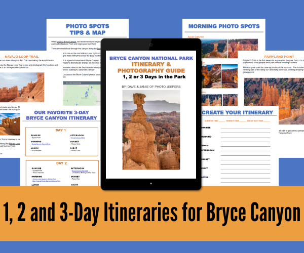 Bryce Canyon NP 3 day itinerary