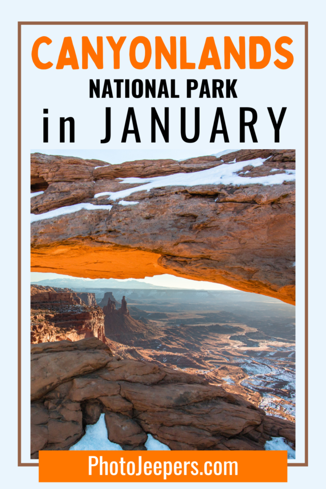 Canyonlands National Park in January