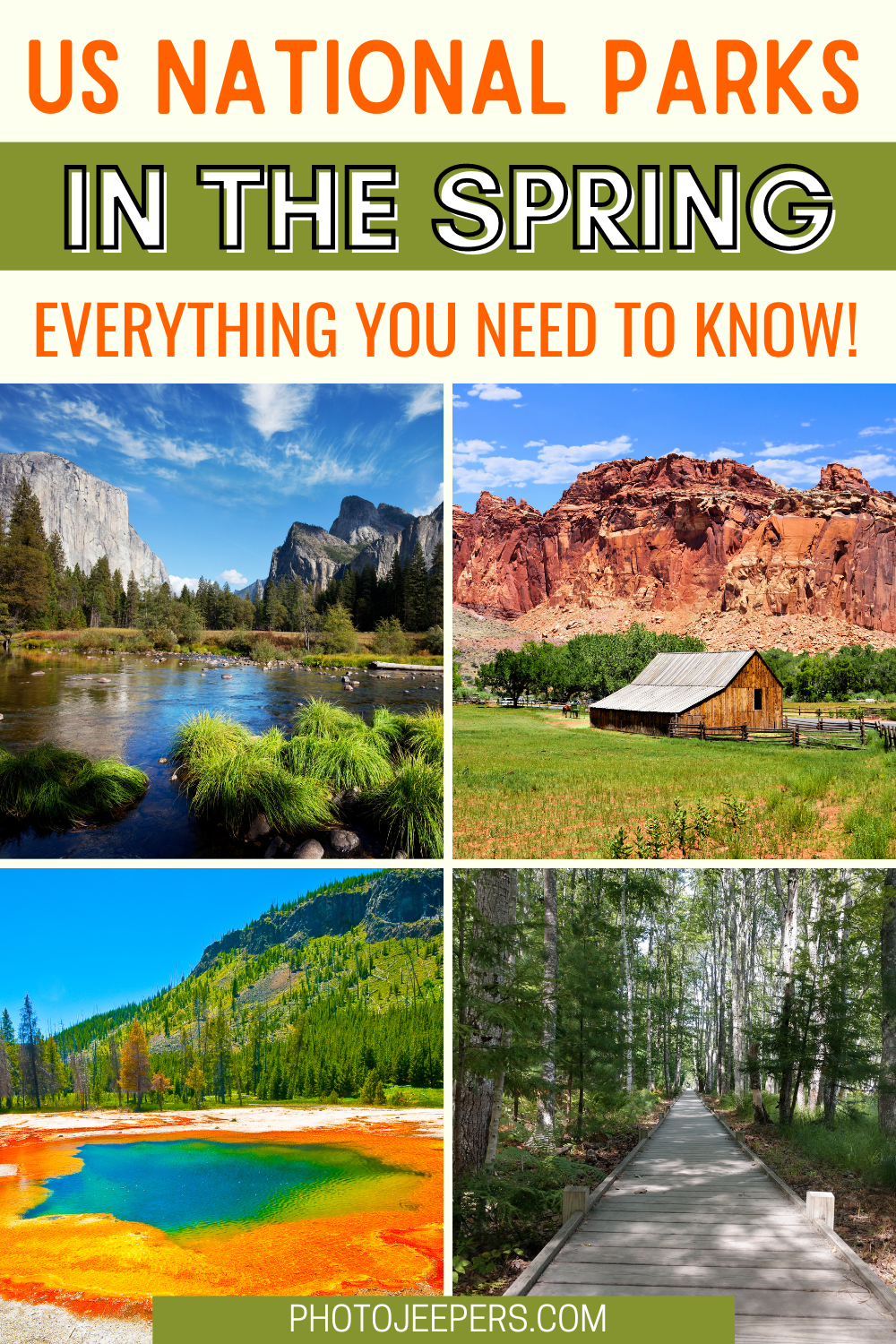 National Parks Spring Color Visit US National Parks in the Spring - PhotoJeepers