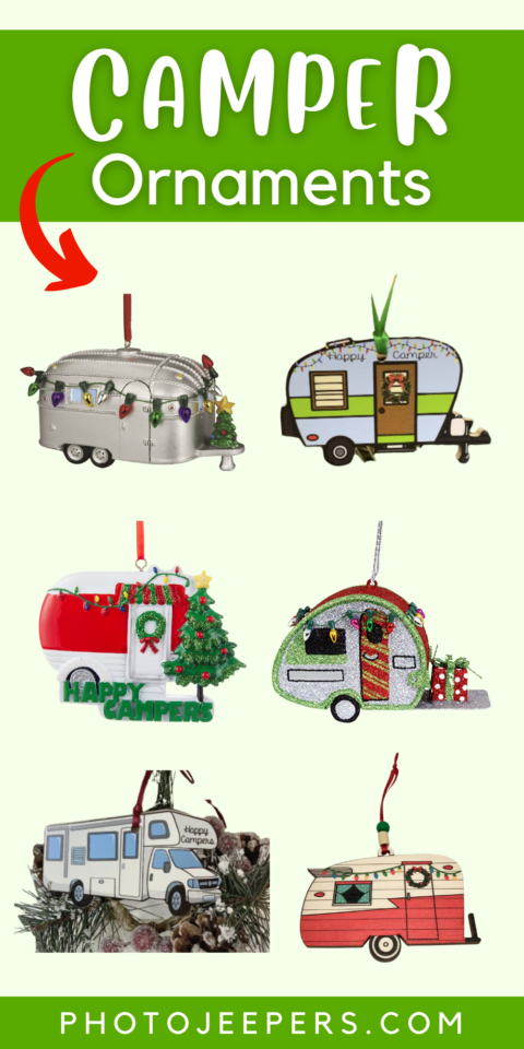 camper Christmas ornaments