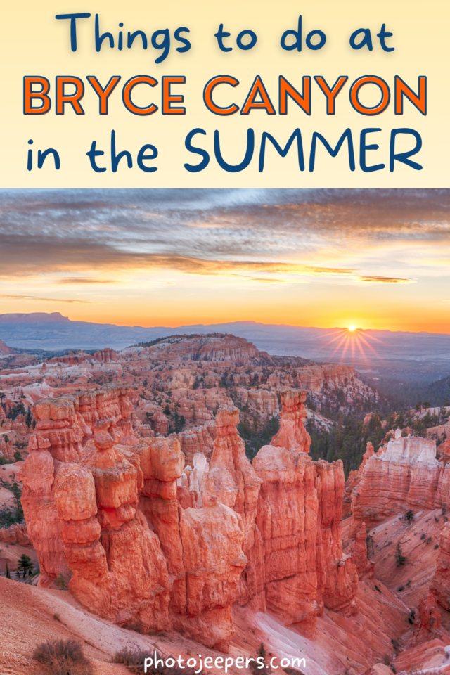 things to do at Bryce Canyon in the Summer